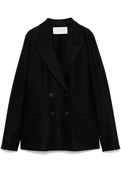 Black double-breasted tailored balzer Harris wharf london - women HARRIS WHARF LONDON | Outerwear | A3229MLX199